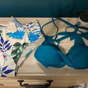 NWT Cupshe High Waisted Bikini (medium)